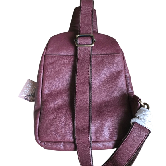 Myra Bag Leather Sling Bag With Steer And Sunflowers! Absolutely Beautiful! - Picture 5 of 9